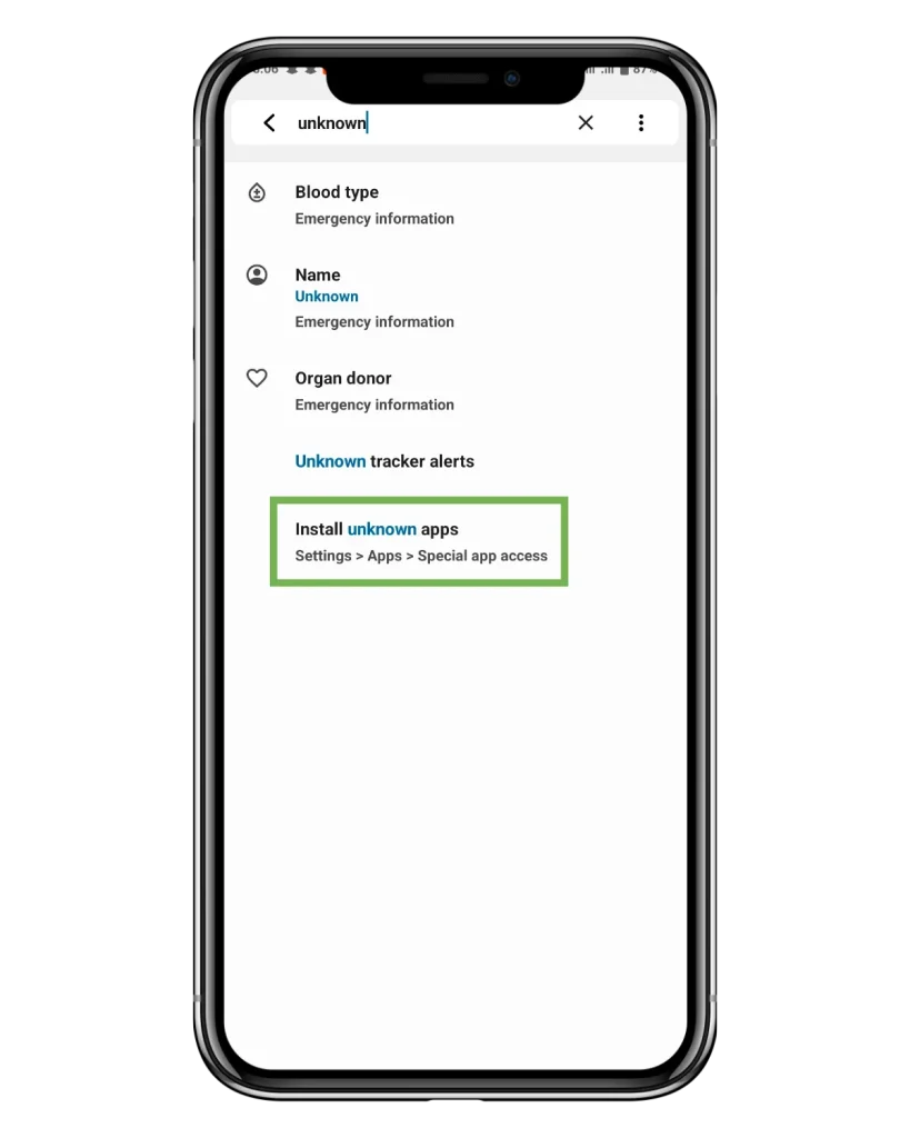 Install Unknown Apps